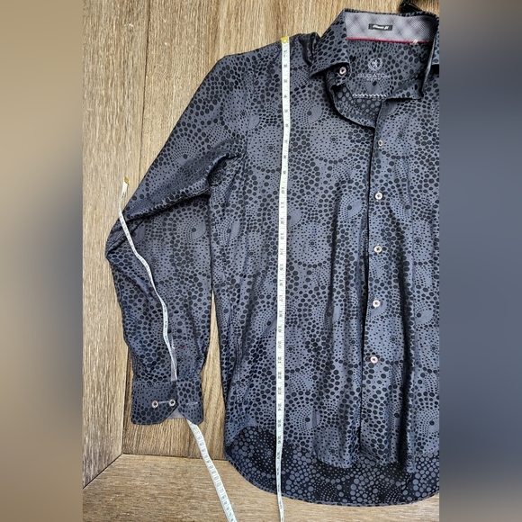 Bugatchi Men's Button-up Longsleeve Size Small - Picture 2 of 8